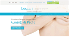 Desktop Screenshot of beyousalud.com