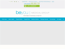 Tablet Screenshot of beyousalud.com